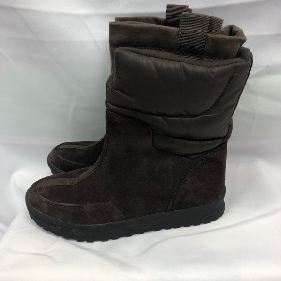 LANDS’ END Brown Suede Commuter Pull On Boot 6.5 - Picture 4 of 7